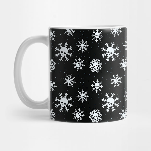 Skull Snowflakes by ryandraws_stuff